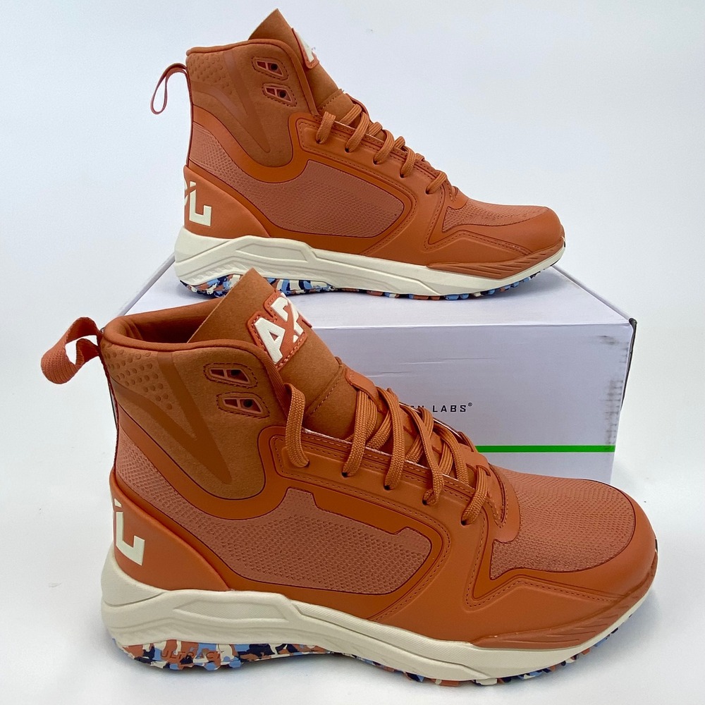 APL TechLoom Defender Hiking Boots Orange High‎ Top Sneakers Mens Size 9